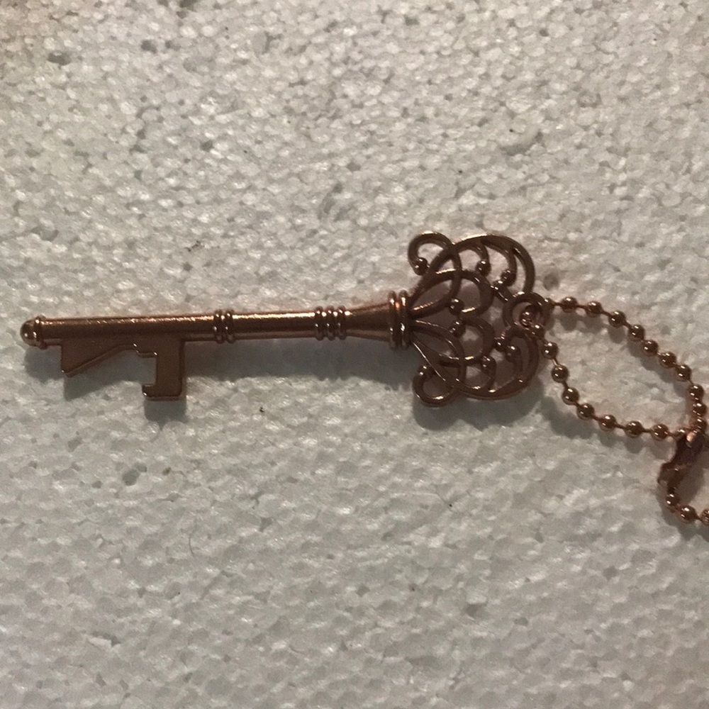 Elegant Rose Gold Key bottle opener